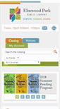 Mobile Screenshot of elmwoodparklibrary.org